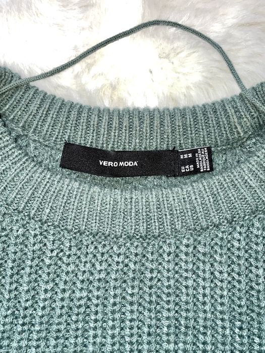 Zielony sweter khaki vero moda M 38
