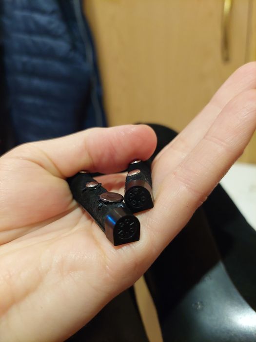 Botki czarne na szpilce zamszowe 38 dżety Eva Minge