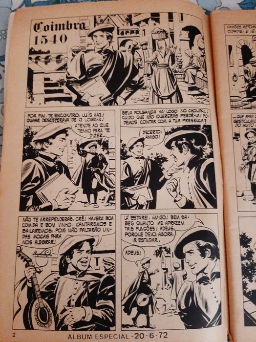 Álbum de BD Camões-A sua vida Aventurosa, 1972