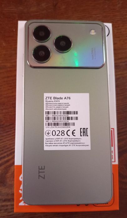 Продам телефон зте 76