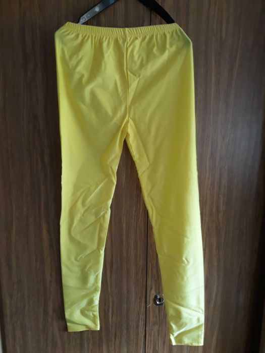 Legginsy color cytrynowy