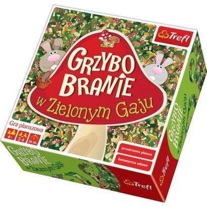 Grzybobranie w zielonym gaju TREFL Trefl pudełko,26x26x8 cm