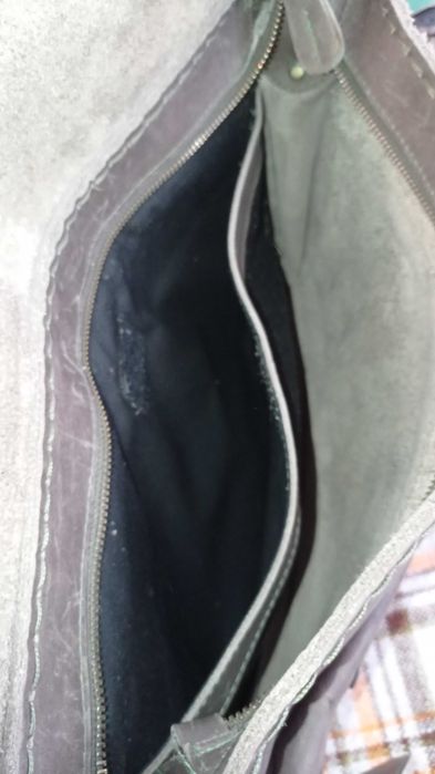 Большая байкерская сумка с толстой кожи