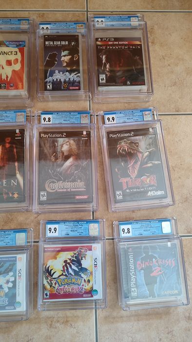 PS1 PS2 PS3 PSP Nintendo 3DS CGC