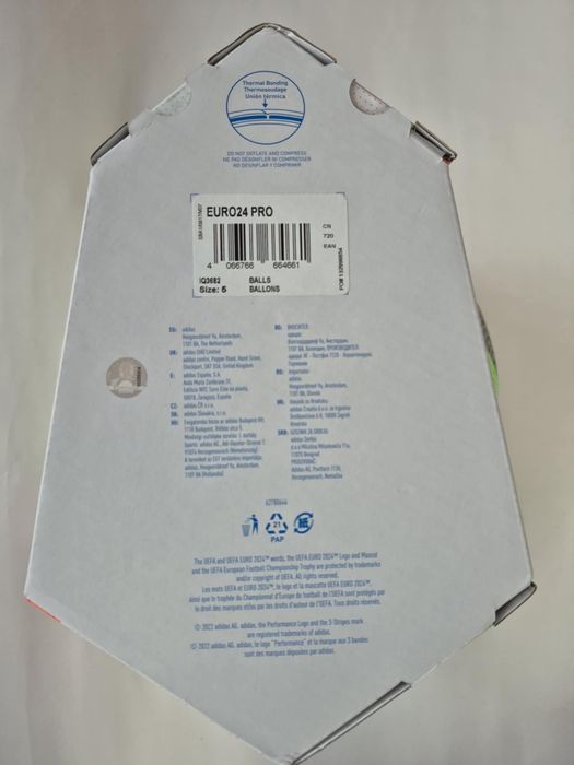Piłka meczowa Adidas Euro2024 Fussballiebe