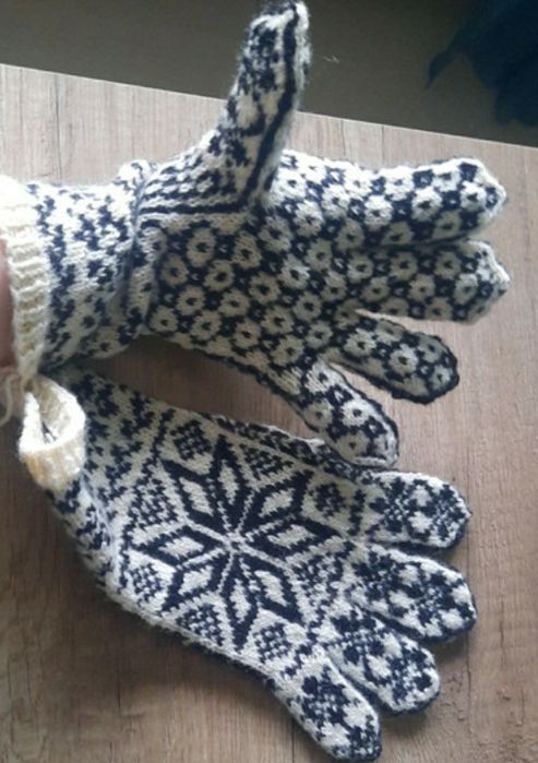 Rękawice handmade