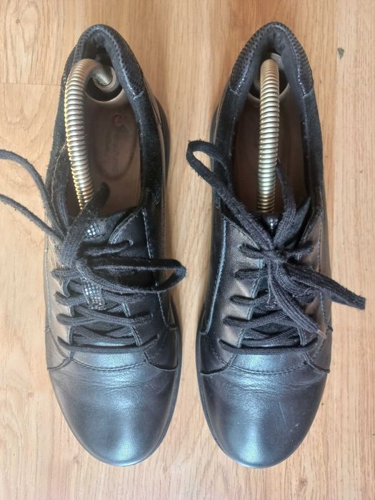 Женские кожаные туфли Clarks 42 p.