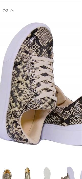 Buty damskie Guess rozmiar 36 wzór- skóra węża Nowe Tanio!