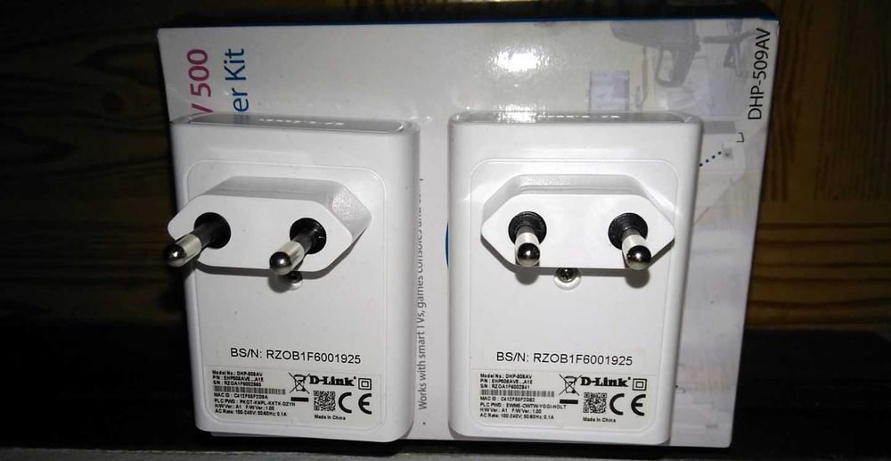 internet pela tomada elétrica - Kit 2x powerline D-Link 500 +cobertura64564056522881124