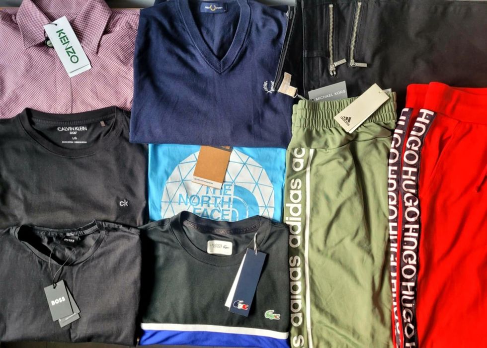 Zestaw odzieży markowej, box odzież