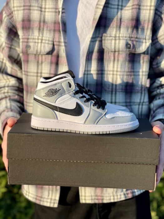 Buty Nike Air Jordan 1 Mid Smoke Grey 36-45 unisex trampki