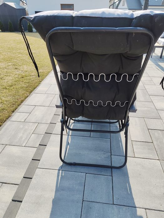 Leżak ogrodowy rozkładany