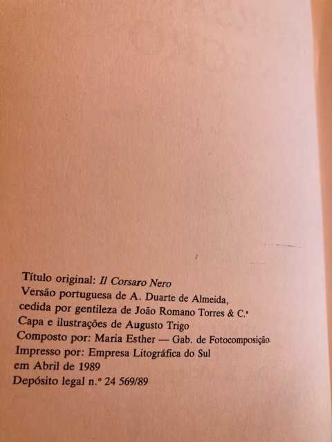 O Corsário Negro de Emílio Salgari