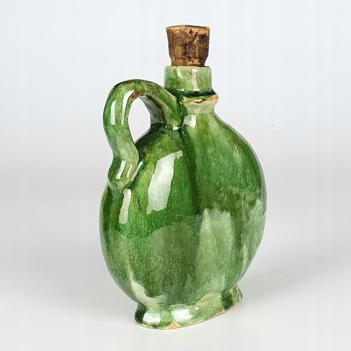 Stara Ceramiczna Buteleczka/bukłaczek