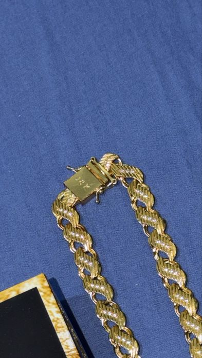 Corrente Banhada a Ouro 18k + 2 Pingentes