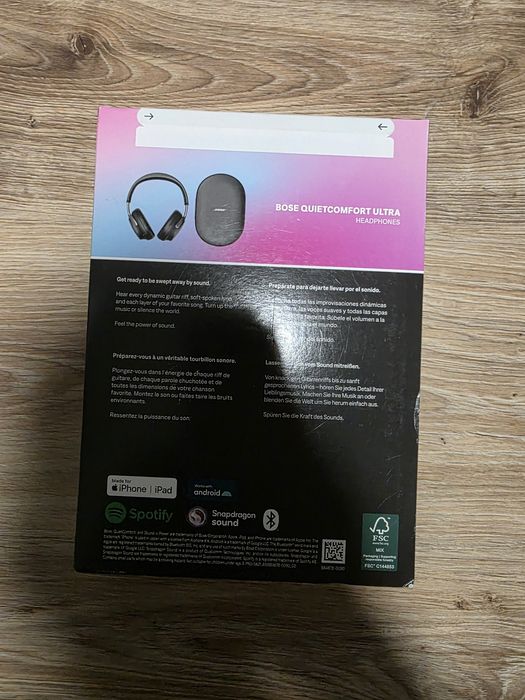 Słuchawki Bose QuietComfort Ultra – Nowe, Okazja!