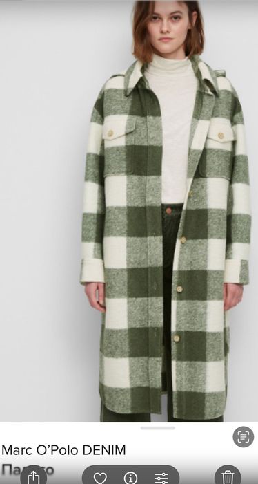 Жіноче пальто з вовни marc o’polo