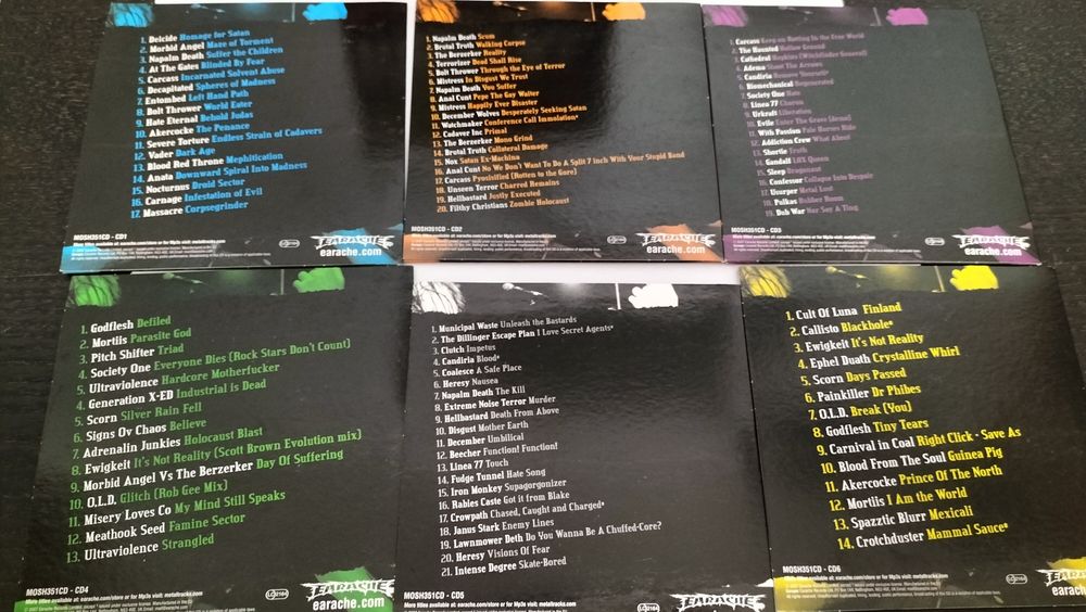 Box CD. 6 discos. Heavy metal. Rock