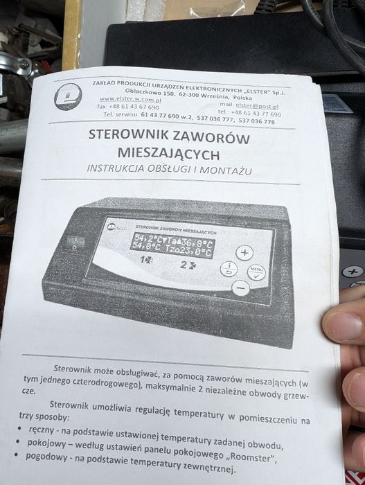 Regulator sterownik zaworów mieszającego 3D 4D ELSTER