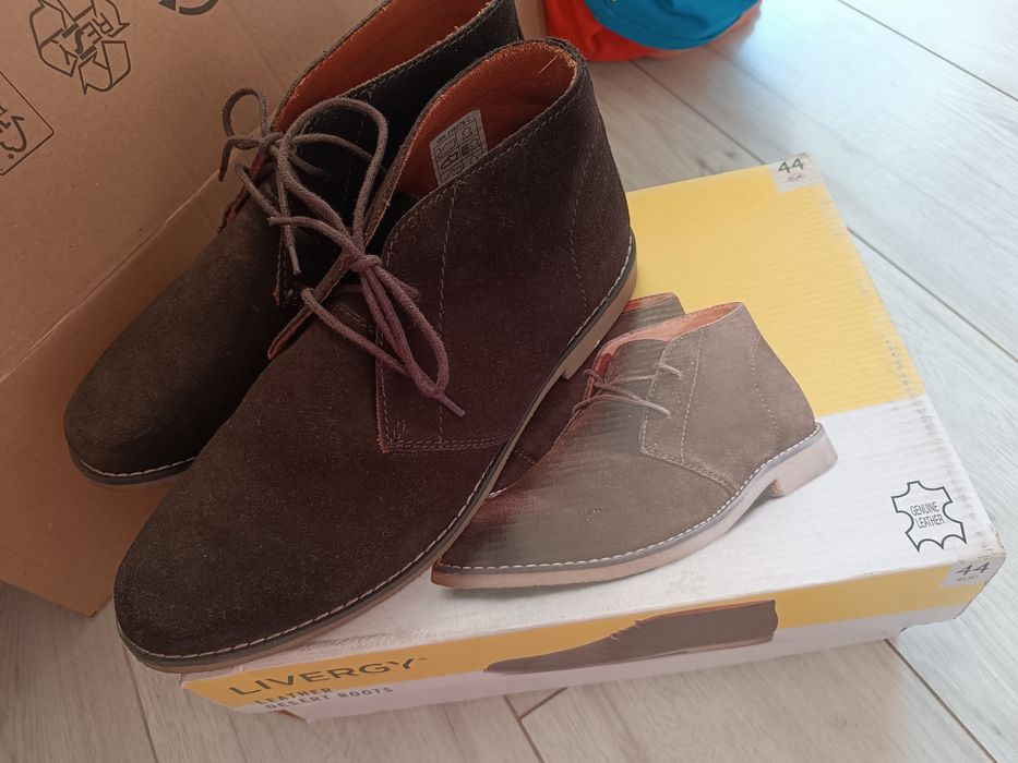 Buty skórzane męskie nowe