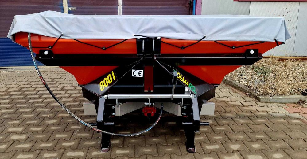 Rozsiewacz dwutalerzowy dwutarczowy 400 litrów DEMAROL rozsiewacze