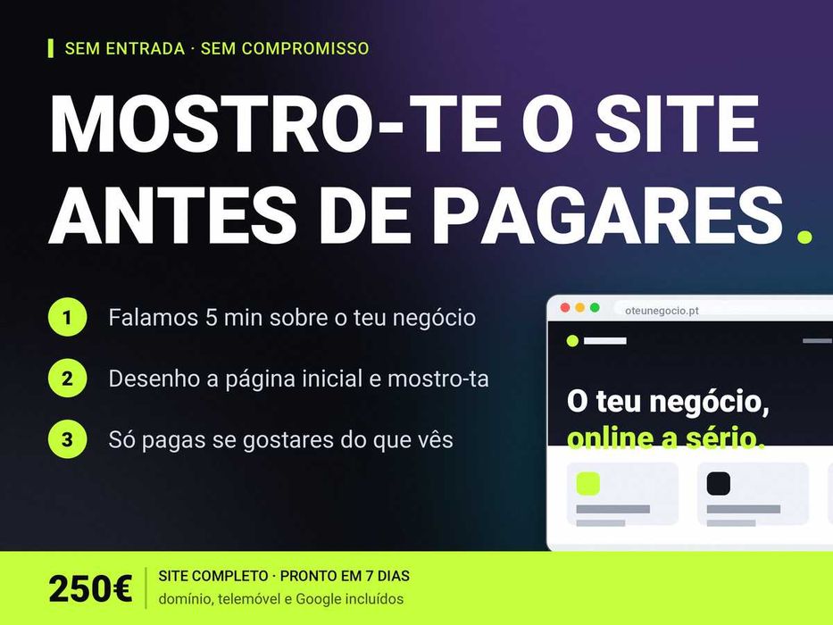 Website Profissional Feito de Raíz - Não uso Templates.