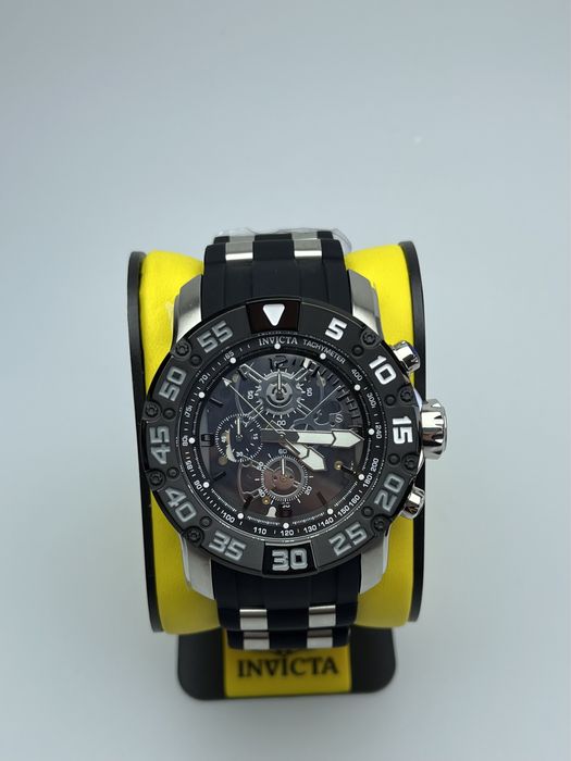 Invicta 48059, чоловічий годинник інвікта, чорний годинник