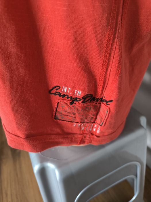 Camp David t-shirt męski XXL koralowy lato