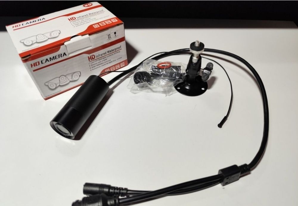 Mini Kamera IP PoE 12v FULL HD 2.8MM IR Ukryta, onvif, ICSee, xmeye