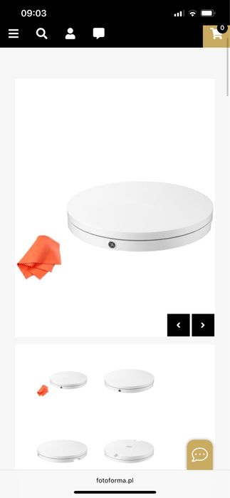 Stół obrotowy 360° FreePower 60x8cm