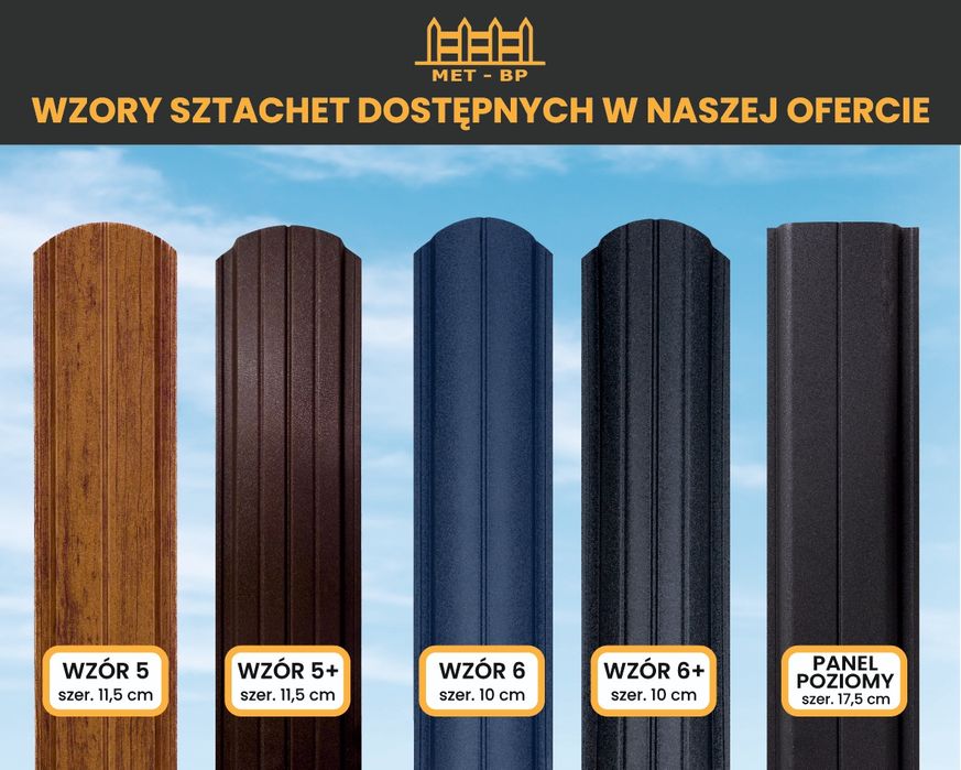 Sztachety metalowe panele producent