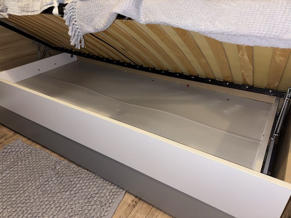 Łóżko Vox 90x200 z miejscem na posciel i dodatkowa szuflada