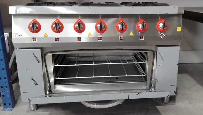 Fogão 6 Bocas + Forno a Gás - NOVO