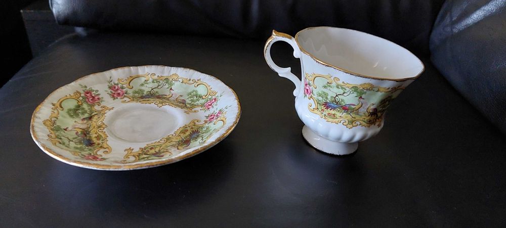 Chávena e pires Paragon – Fine Bone China – Inglaterra