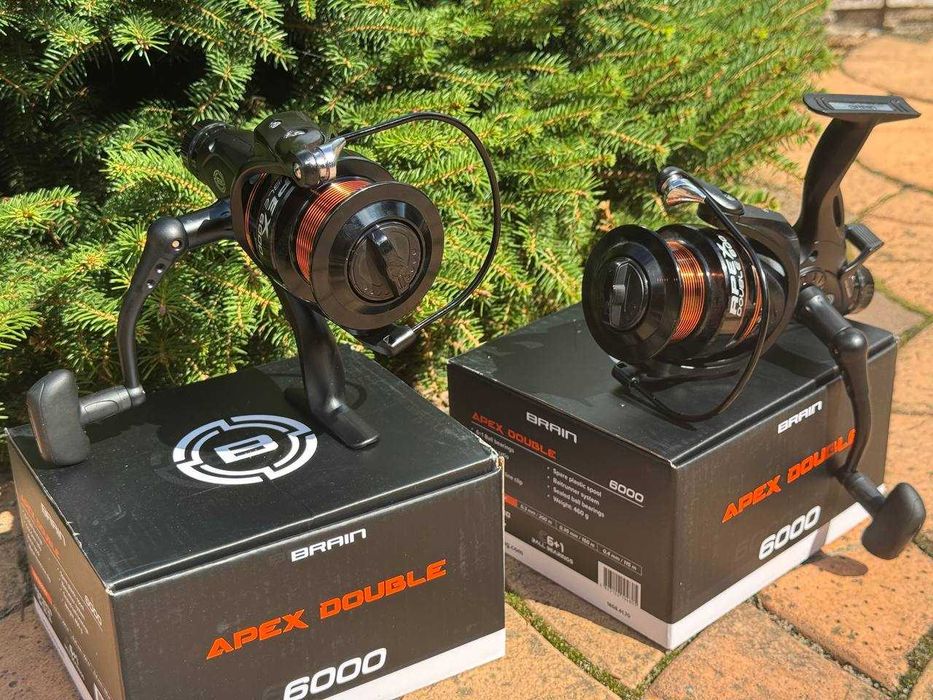 Карповая катушка Brain Apex Double Baitrunner 3000-4000-5000-6000