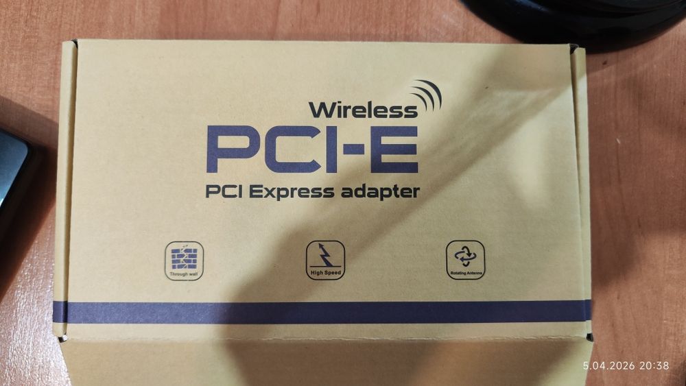 Karta sieciowa PCI-E do komputera PC WiFi 6 Bluetooth 5.1 max 3000Mb/s