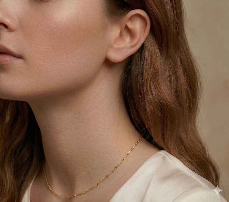 Łańcuszek stal chirurgiczna trwały minimalistyczny