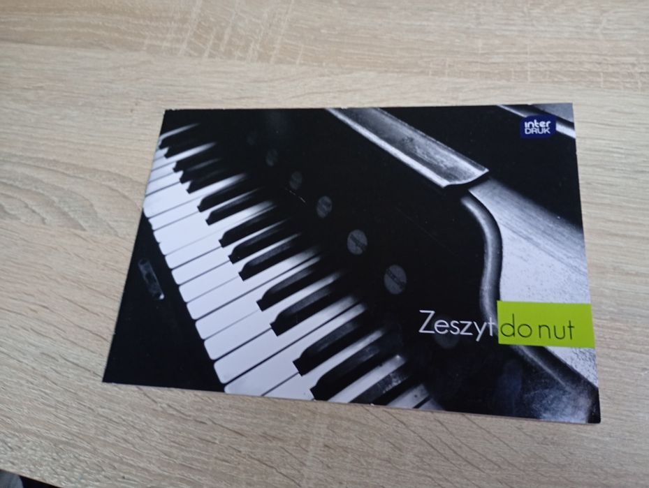 Zeszyt do nut nie używany