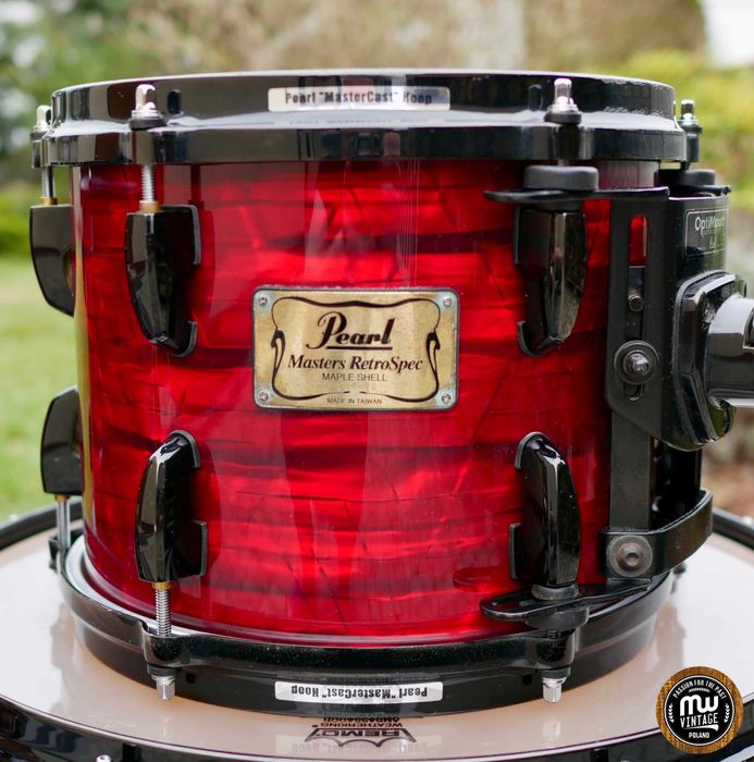 ‼️ Perkusja Pearl Masters Retrospec MSX 22”, 10", 12", 14", 16” Red Onyx ‼️