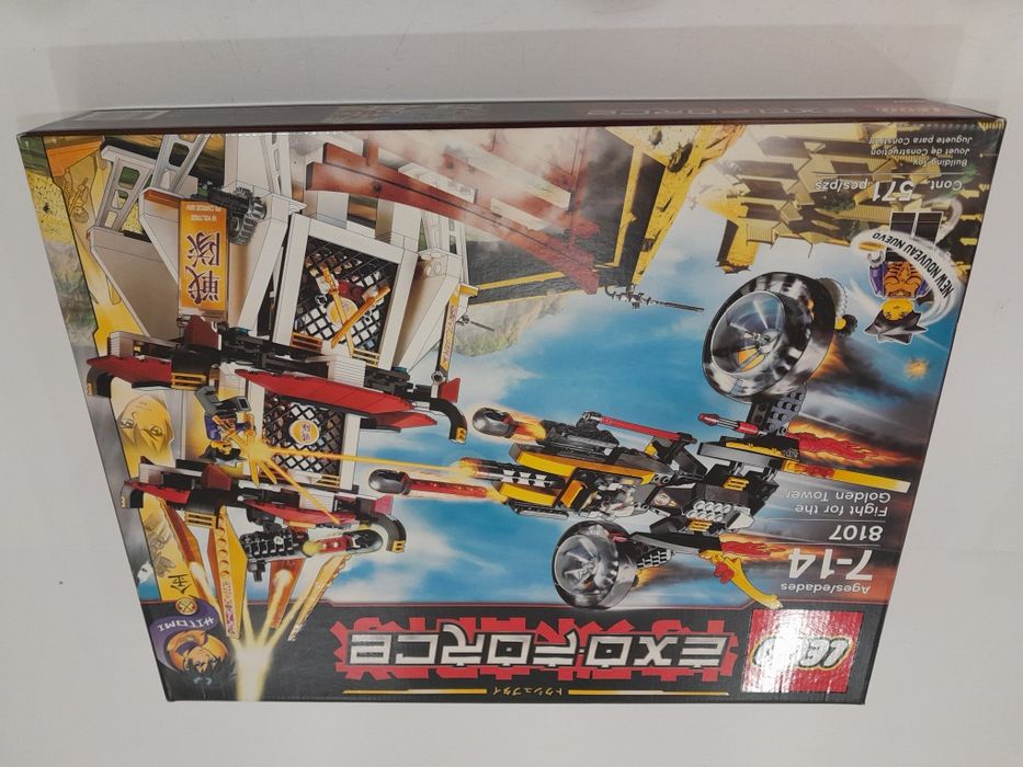 Nieotwarte Lego 8107 EXO-FORCE Złota wieża