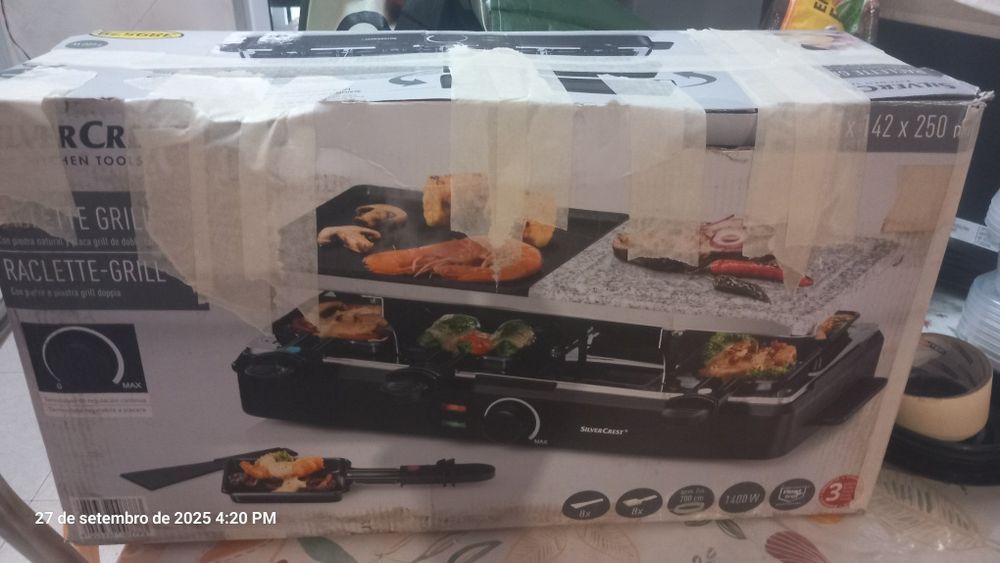 Churrasqueira dupla.