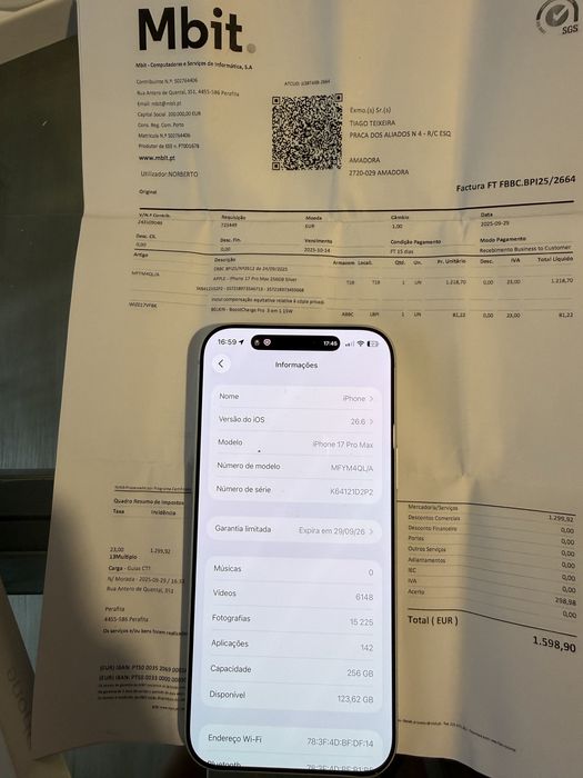 iPhone 17 Pro Max 256GB Silver