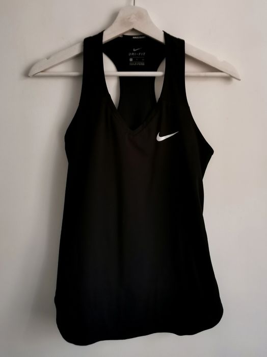 Nike bluzka koszulka sprotowa logowana damska S/M