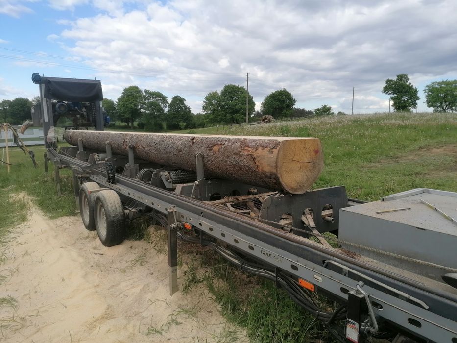 Trak mobilny Tartak przecieranie drewna