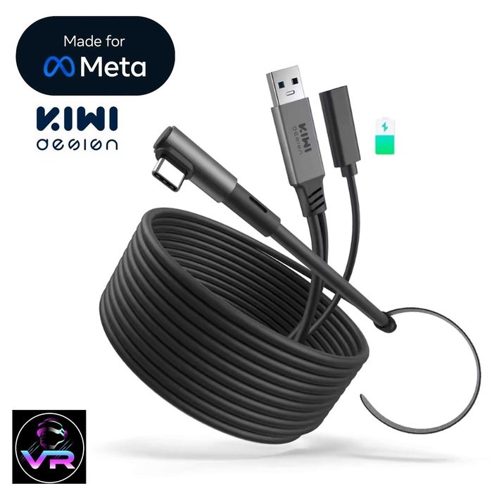 ‼️ TOP KIWI Design кабель Charging Link Cable Meta Quest 3, Oculus 2