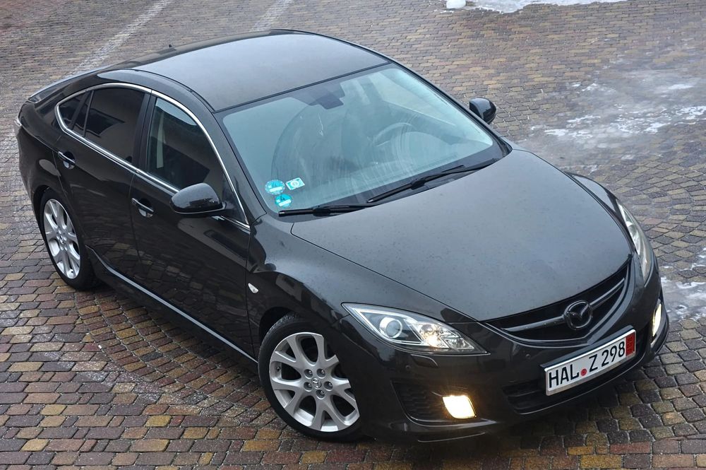 Mazda 6 2.5 Piekny KOLOR  Bose Grzane fotele Orginalny Lakier Ksenon ZABDANA!