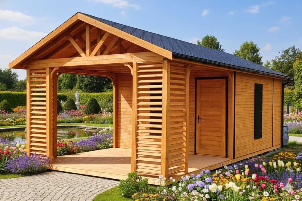 Domek z tarasem 35m2 domek 5x7 domek 7x5 lub domek 5x6 5x8 5x9 MDDP