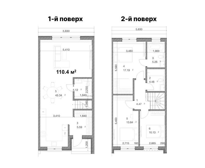 Котедж в КМ Етнія, 110,4 кв, м. р-н На Щасливому