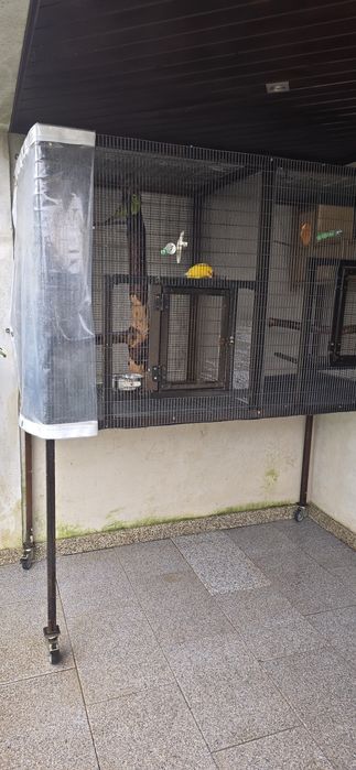 Vendo gaiola alumínio