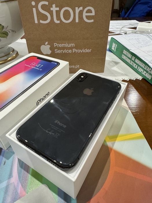 Iphone x 64gb com caixa